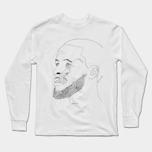 Steph Curry (transparent background) Long Sleeve T-Shirt